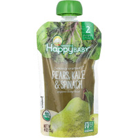 Happy Baby Pears Kale And Spinach Organic Baby Food, 4 Oz Pouch