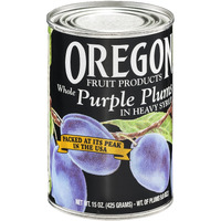 Oregon Fruit Purple Plums, 15-Ounces (Pack Of8)