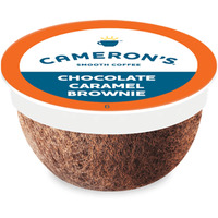 Cameron's Coffee Single Serve Pods, Flavored, Chocolate Caramel Brownie, 12 Count (Pack Of 1)