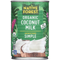 Native Forest Organic Coconut Milk Unsweetened - Coconut Milk Canned, Unsweetened Coconut Milk Organic, Simple - 13.5 Fl Oz (Pack Of 1)