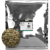 Frontier Co-Op Rubbed Sage Leaf, 1-Pound, Sweet Earthy Flavor, Hints Of Mint, Pair With Garlic & Rosemary, Kosher, Organic