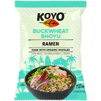 Koyo Ramen Soup, Buckwheat Shoyu, Made With Organic Noodles, No Msg, No Preservatives, Vegan, 2.1 Ounce (Pack Of 12)