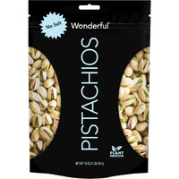 Wonderful Pistachios In Shell, Roasted With No Salt Nuts, 16 Ounce Resealable Bag, Protein Snacks, Gluten Free, Healthy Snacks For Adults