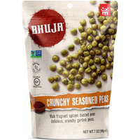 Majans Bhuja Gluten Free Snack Mix, Non-Gmo | No Preservatives | Vegetarian Friendly | No Artificial Colors Or Flavors, Crunchy Seasoned Peas, 7 Ounce