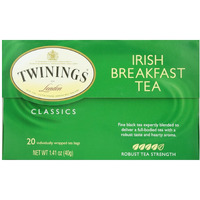 Twinings, Irish Breakfast Tea, Tea Bags, 20 Ct