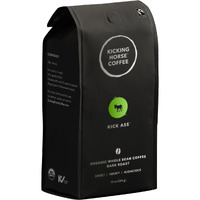 Kicking Horse Coffee, Kick Ass, Dark Roast, Whole Bean, 10 Oz