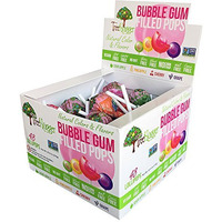 Tree Hugger Bubble Gum Filled Pops Display Box, Great For Big Fun, 48 Count