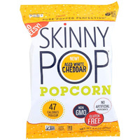 Skinnypop Aged White Cheddar Popcorn, 4.4 Ounce -- 12 Per Case.