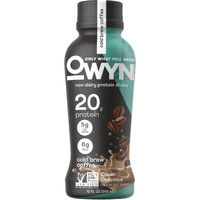 Owyn 100% Vegan Plant-Based Protein Shakes | Cold Brew Coffee, 12 Fl Oz | Dairy-Free, Gluten-Free, Soy-Free, Tree Nut-Free, Egg-Free, Allergy-Free, Vegetarian