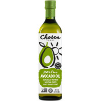 Chosen Foods 100% Pure Avocado Oil, Keto And Paleo Diet Friendly, Kosher Oil For Baking, High-Heat Cooking, Frying, Homemade Sauces, Dressings And Marinades (25.4 Fl Oz)