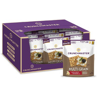 Crunchmaster Multi-Grain Crackers, Aged White Cheddar, 4 Ounce (Pack Of 12)