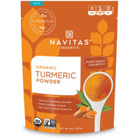 Navitas Organics Turmeric Powder, 8 Oz. Bag, 45 Servings - Organic, Non-Gmo, Gluten-Free