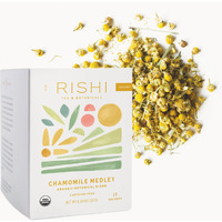 Rishi Tea Chamomile Medley Herbal Tea - Organic, Caffeine Free Sachet Bags, Sleep Friendly Calming Chamomile Flowers With Lemon Verbena & Mint - 15 Count (Pack Of 1)