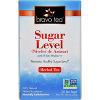 Bravo Tea Sugar Level Caffeine Free, 20 Tea Bags