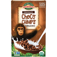 Envirokidz Organic Choco Chimps Cereal, 10 Oz (Pack Of 12), Chocolate, Gluten Free, Non-Gmo, Fair Trade, By Nature's Path