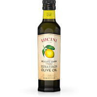 Lucini Italia Delicate Lemon Extra Virgin Olive Oil - Evoo Infused With Fresh Lemon - Olive Oil For Marinade, Grilling, Roasting, Baking - Non-Gmo Verified, Whole30 Approved, Kosher, 250Ml