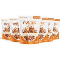 Nutrail Nut Granola Cereal, Cinnamon Pecan, No Sugar Added, Gluten Free, Grain Free, Keto, Low Carb, Healthy Breakfast Cereal 8 Ounce (Pack Of 6)