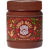 Good Good No Added Sugar Belgian Choco Hazel Spread - Chocolate Spread With Natural Sweeteners - Gluten Free - Vegetarian Friendly - 12Oz / 350G (Pack Of 1)
