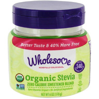 Wholesome Mindfully Delicious Organic Stevia Spoonable Sweetener, 6 Ounce (Pack Of 6)