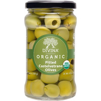 Divina Organic Castelvetrano Pitted Olives, 10.6 Ounce
