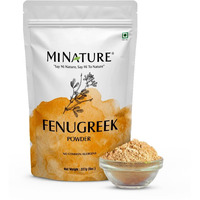 Mi Nature Usda Certified Organic Fenugreek Powder (Trigonella Foenum)(100% Natural, Organically Grown) (227G / (1/2 Lb) / 8 Ounces) - Resealable Zip Lock Pouch