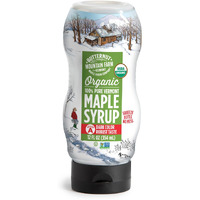 Butternut Mountain Farm 100% Pure Organic Maple Syrup From Vermont, Grade A (Prev. Grade B), Dark Color, Robust Taste, All Natural, Easy Squeeze, 12 Fl Oz