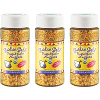 Garlic Gold Toasted Nuggets, Crunchy Roasted Garlic Seasoning, Usda Certified Organic Salad Topper, Keto Paleo Friendly (2.1 Ounces, 3 Pack)