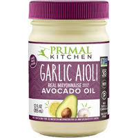 Primal Kitchen Garlic Aioli Mayo Made With Avocado Oil, Whole30 Approved, Certified Paleo, And Keto Certified, 12 Ounces