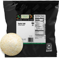Frontier Co-Op Organic Garlic Salt With Parsley, 1Lb Bulk Bag - Coarse Grind, Natural Garlic Salt Seasoning For Meat, Vegetables, Soups & More, Kosher