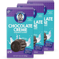 Goodie Girl, Chocolate Creme Sandwich Cookies | Gluten Free | Peanut Free | Egg Free | Kosher (10.6Oz Boxes, Pack Of 3)