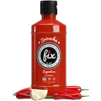 Fix Hot Sauce, Sriracha Sauce - Sriracha Chili Sauce, Organic Red Chili Peppers, Spicy & Bold Flavor, Non-Gmo, Gourmet, Sriracha Sauce Hot, Great In Pho Or Ramen - Signature Flavor, 18 Oz