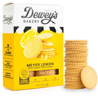 Dewey's Bakery Meyer Lemon Cookie Thins | No Artificial Flavors, Synthetic Colors Or Preservatives | Baked In Small Batches | 9Oz (Pack Of 1)