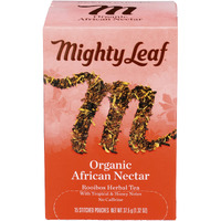 Mighty Leaf Tea Organic African Nectar Hand-Stitched Tea Bags, 15 Ct
