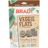 Brad's Raw Organic Everything Zucchini Veggie Flats, 3 Oz