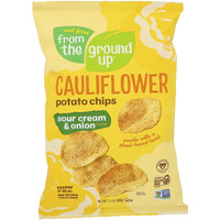 From The Ground Up Sour Cream & Onion Cauliflower Chips, 3.5 Oz