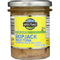 Wild Planet Skipjack Tuna In Pure Olive Oil, Keto And Paleo, 3Rd Party Mercury Tested, 6.7 Ounce
