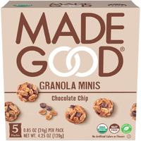 Madegood Organic Chocolate Chip Granola Minis, 5Ct X 0.85Oz