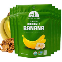 Mavuno Harvest Dried Banana Chips Fruit Snacks | Organic Dried Banana | Healthy Snacks For Kids & Adults | Unsweetened Banana Chips | Gluten Free Snack | Vegan, Non Gmo, Direct Trade | 2 Oz, Pack Of 6