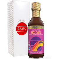 San-J - Gluten Free Hoisin Sauce - Traditional And Tasty Cooking Sauce - Specially Brewed - 10 Oz. Bottle