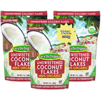Edward & Sons Lets Do Organics: Organic Coconut Flakes, 7 Oz (3 Pack)