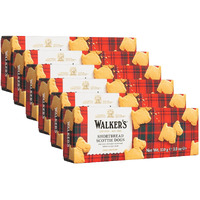 Walker's Shortbread Traditional Scottie Dog Shaped Cookies, All-Butter Shortbread Cookies, 3.9 Oz Box (Pack Of 6)