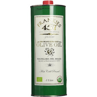 Frankies 457 Extra Virgin Organic Olive Oil - Premium Castelvetrano Olive Oil - Harvested In Sicily - Pure Authentic Italian - Monovarietal - Rich In Flavor - First Cold Pressed - 33.8 Fl Oz (1L)