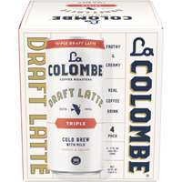 La Colombe Triple Draft Latte - 9 Fluid Ounce, 4 Count - 3 Shots Of Cold-Pressed Espresso And Frothed Milk - Made With Real Ingredients - Grab And Go Coffee
