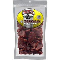 Old Trapper Beef Jerky, Teriyaki 10-Ounce Individual Pack, Tender Meat Snack For Lunches Or Between Meals, 11 Grams Of Protein, Zero Grams Of Fat, And 70 Calories Per Ounce (Pack Of One)