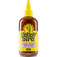 Organic Ghost Pepper Hot Sauce By Yellowbird - Hot And Smoky Hot Pepper Sauce With Smoked Ghost Peppers, Tomatoes And Onions - Plant-Based, Gluten Free, Non-Gmo - Homegrown In Austin - 9.8 Oz