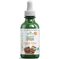 Sweetleaf Sweet Drops English Toffee Liquid Stevia Sweetener - English Toffee Stevia Drops, Zero Calories, Zero Sugar, Non-Gmo, Gluten-Free, Keto Friendly - 2 Fl Oz