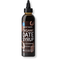 Just Date Syrup : Organic Date Sweetener | One 8.8 Oz Squeeze Bottle I Low-Glycemic, Vegan, Paleo | 1 Ingredient : 100% Organic Medjool Dates