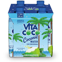 Vita Coco Coconut Water, 16.9 Ounce (Pack Of 4)