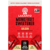 Lakanto Sugar Free Golden Monkfruit Sweetener, Packaging May Vary,3.17 Ounce (Pack Of 8)