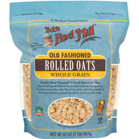 Bob's Red Mill Old Fashioned Regular Rolled Oats, 32 Oz (Pack Of 1) - Non Gmo, Whole Grain, Vegan, Kosher